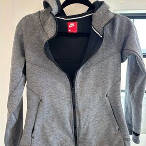 Nike Heather Gray Full-Zip Hoodie